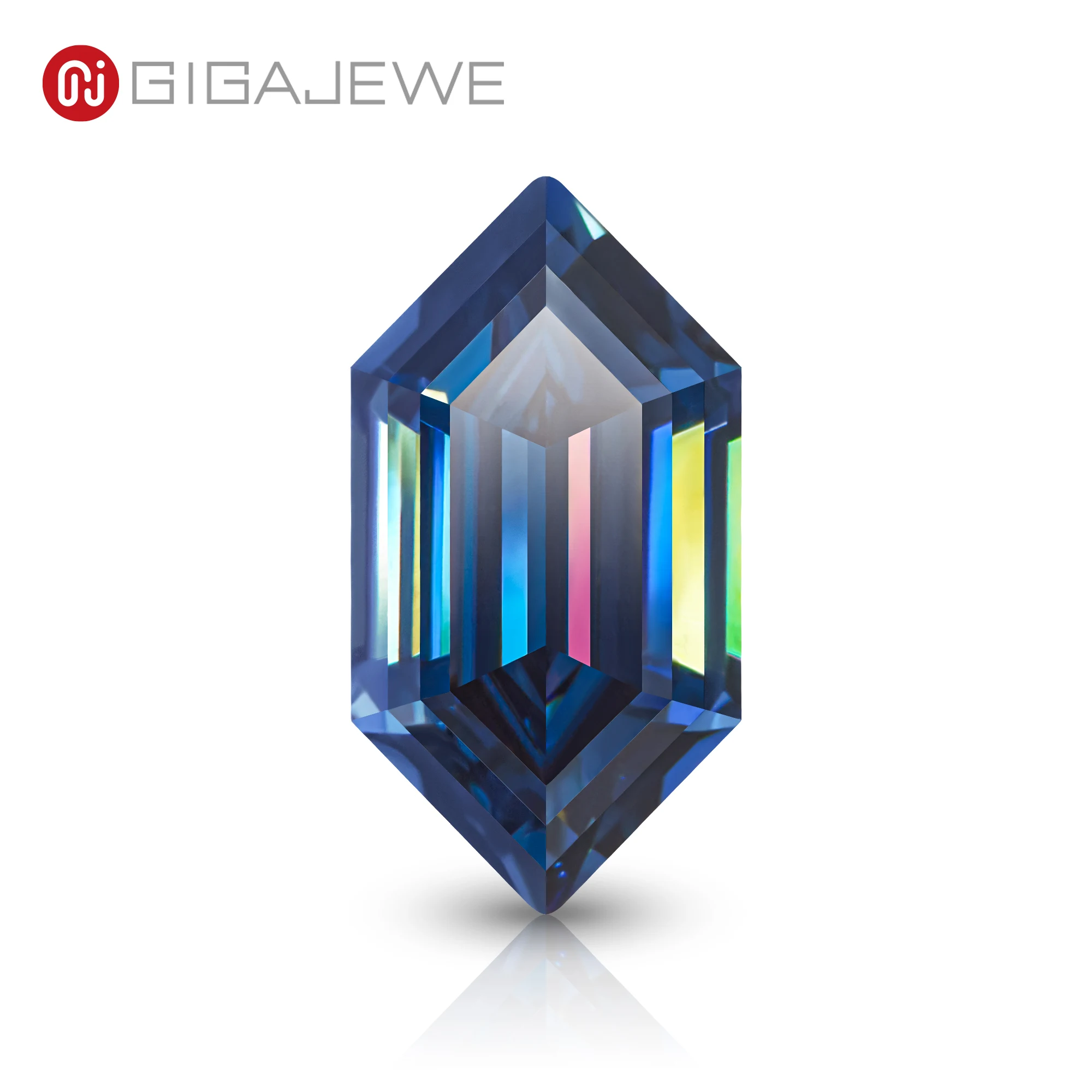 GIGAJEWE Hand-Cutting Dutch Marquise Blue VVS1 Moissanite Premium Gems Loose Diamond Test Passed Gemstone For Jewelry Making