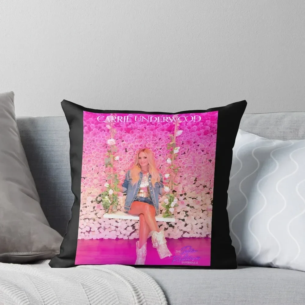 Carrie Denim & Rhinestones Throw Pillow autumn decoration Luxury Cushion Cover pillow