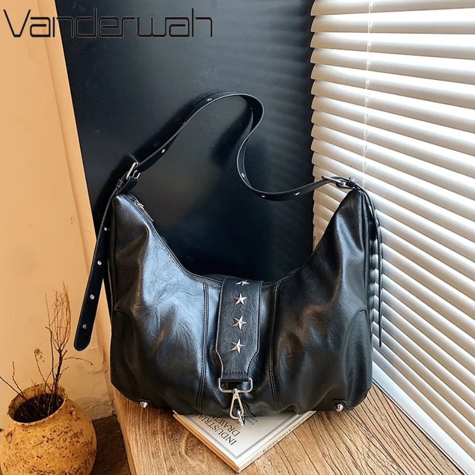 

Fashion for Women Retro One-shoulder Crossbody Baglarge Capacity Versatile Ladies Purse High Quality PU Leather Handbag Sac