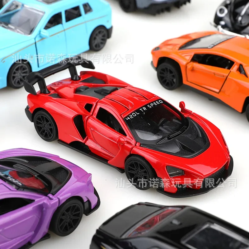 محاكاة سينا سبيكة التراجع سيارة لعبة سباق السيارات نموذج الجمود الأطفال سيارة جديدة لعبة تحصيل دييكاست نموذج سيارة