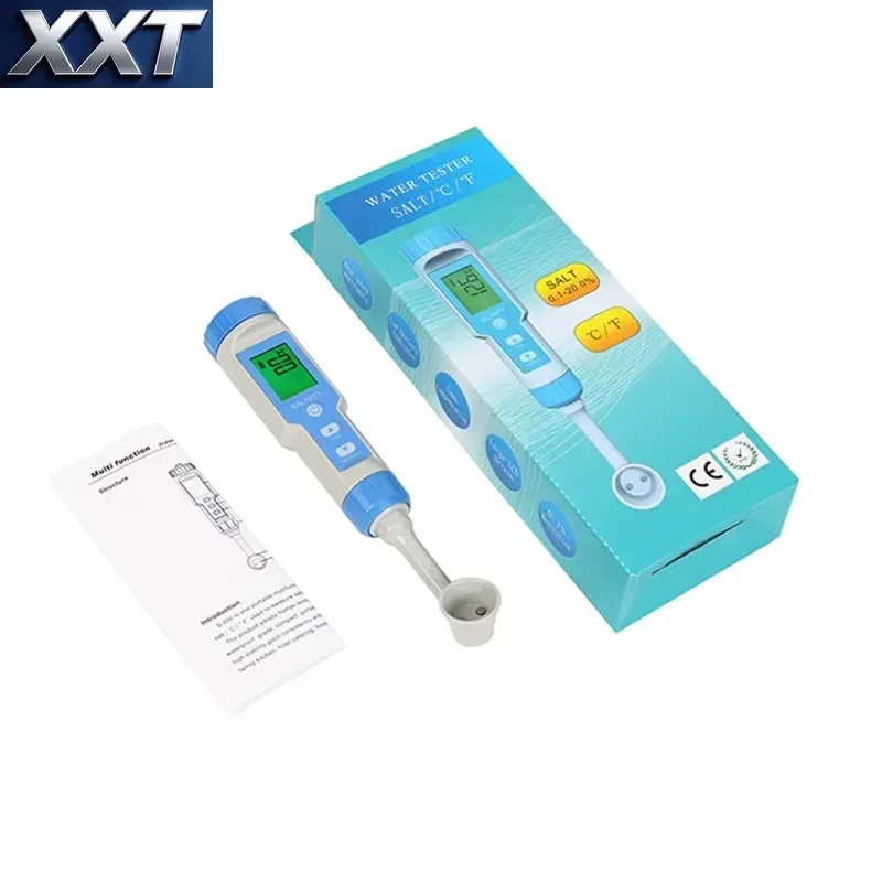 XXT Portable Intelligent Control PH Meter Tester Customized OEM ODM Support for Salt Water Soup Food Salinity Intelligently