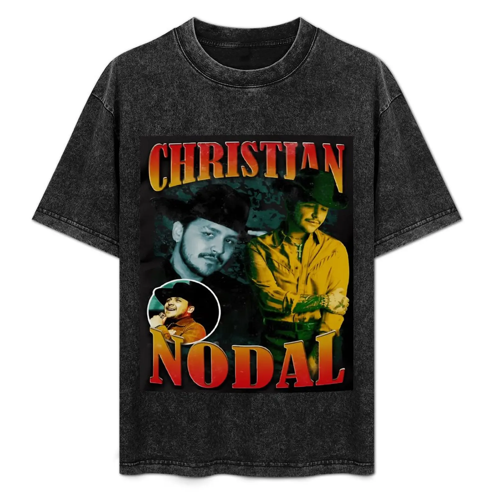 Camiseta Christian Nodal Festival de manga corta