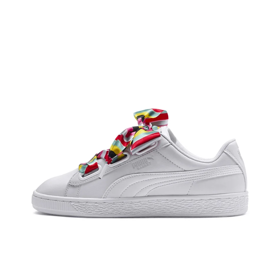 PUMA Basket Heart 'Generation Hustle Skateboard Shoes Women's Low Top White 369479-02