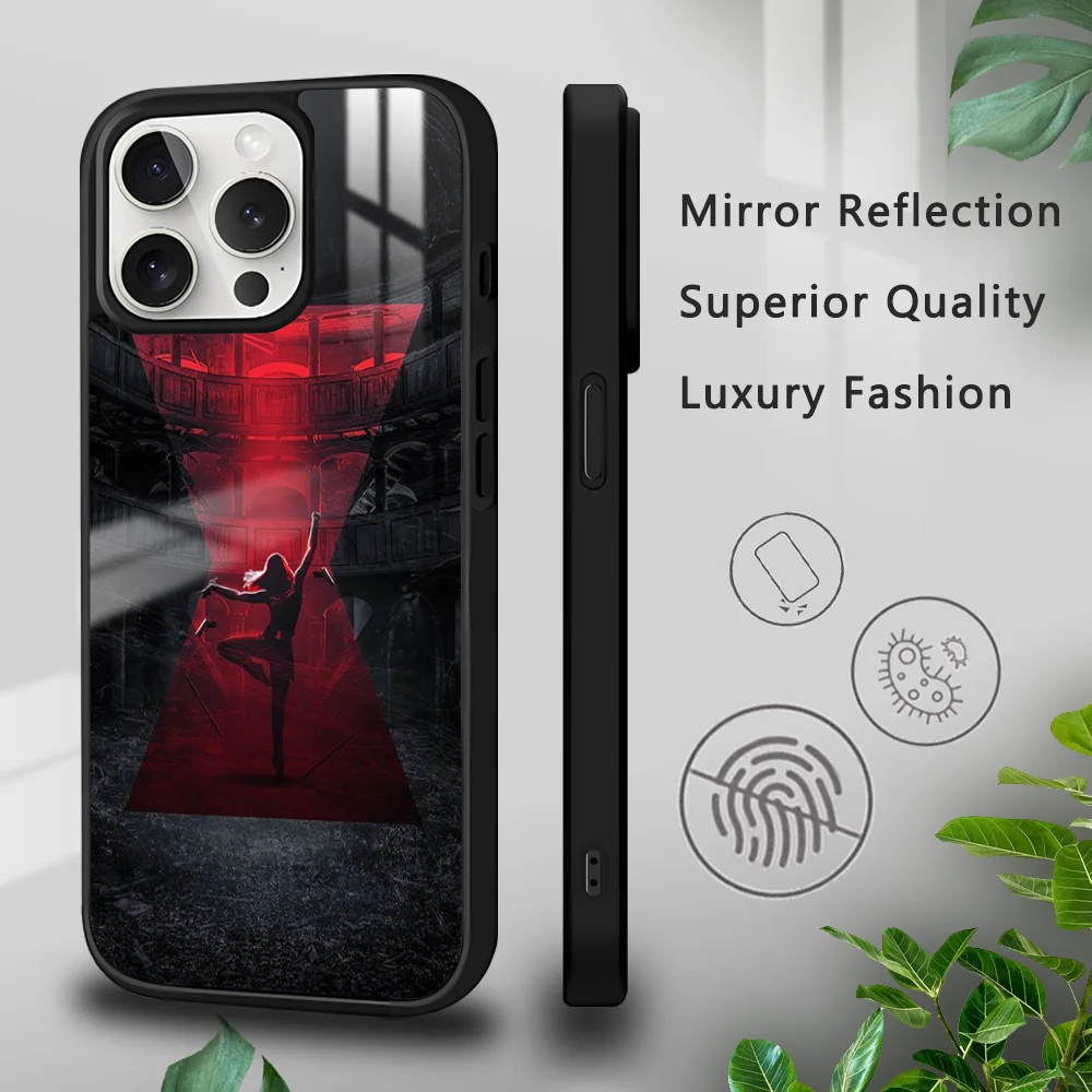 Black Widow Cool Phone Case For iPhone 16 15 14 13 12 11 Pro Xs Max Mini Plus Celulares Hard Funda