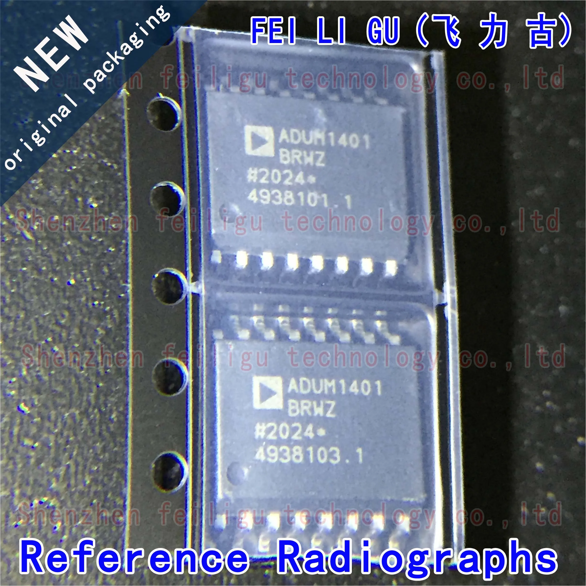 

1~30PCS 100% New Original ADUM1401BRWZ-RL ADUM1401BRWZ ADUM1401B ADUM1401 Package:SOP16 Universal Digital Isolator Chip