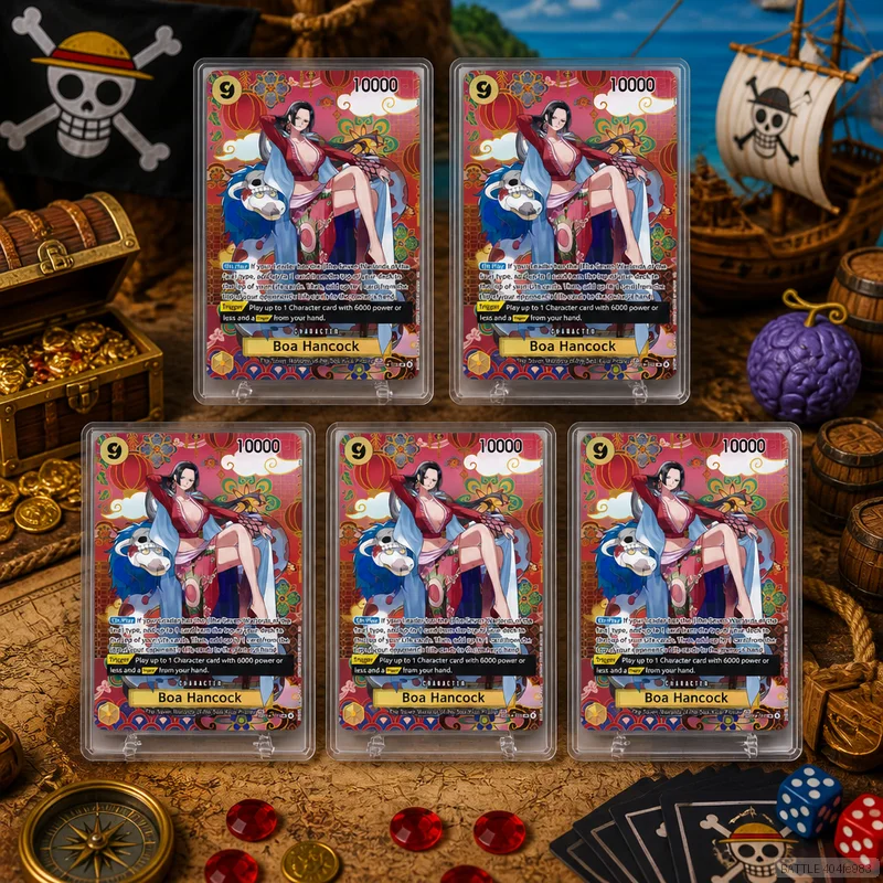 Boa Hancock OP14-112 en DIY OPCG Collection Cards Self Made Single Card Classic Game Anime Card Gift Toy 5PCS 10PCS Set