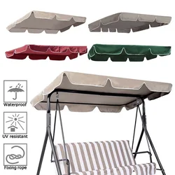 210D Waterproof Swing Cover Swing Chair Top Rain Cover Rain-Proof Seat Cover Outdoor Garden Courtyard Swing Chair Dust Cover