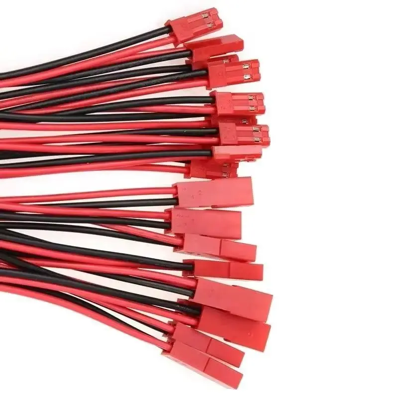 20pcs DIY JST Plug Cable 2-Pin Male And Female Connector Terminals for Electronic Projects
