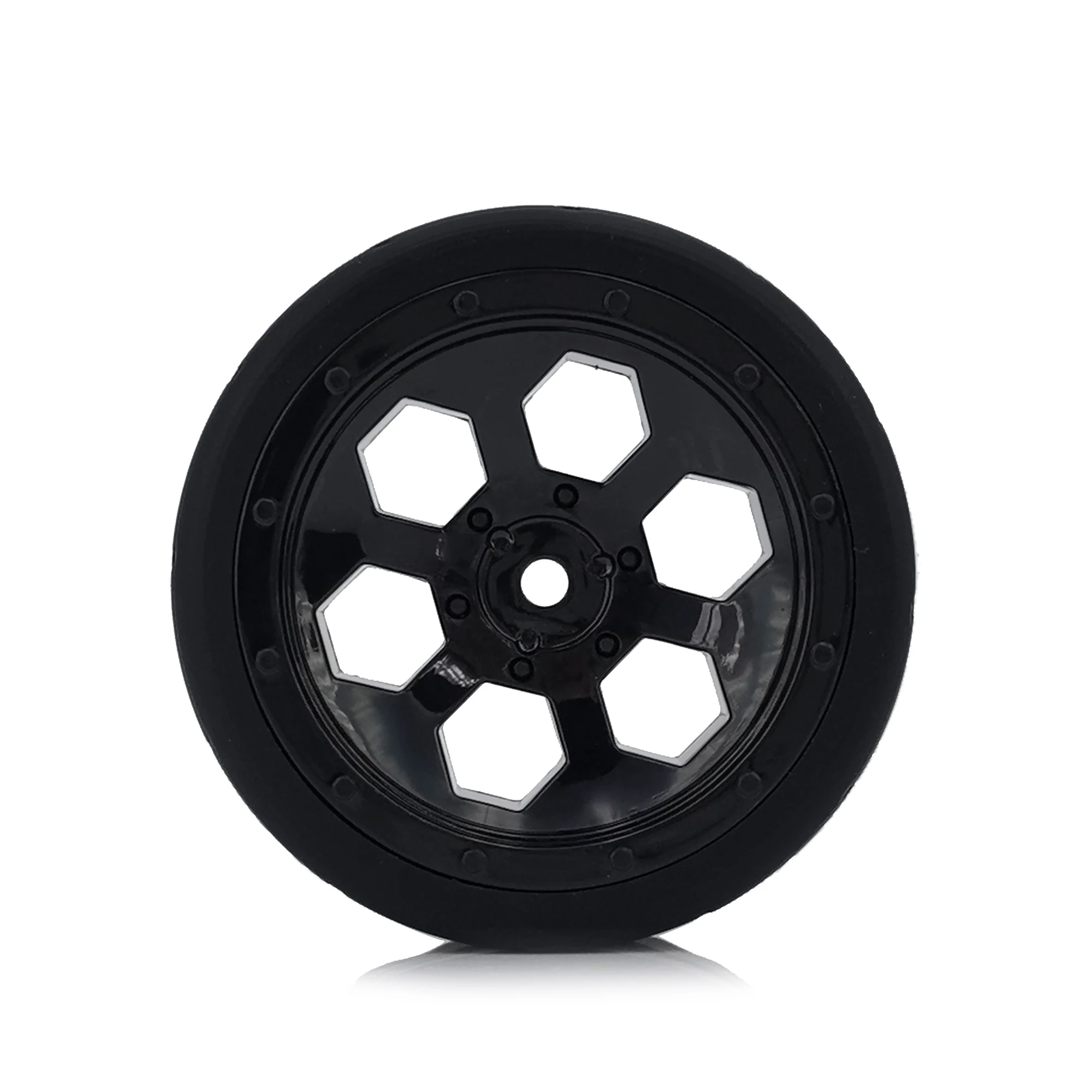 

4PCS NEEBRC 1.9in 65mm Rubber Tyre Skidproof Wheel Rim Tire for RC Car Truck Redcat HPI Tamiya Wltoys 144001 94123 94122 Parts