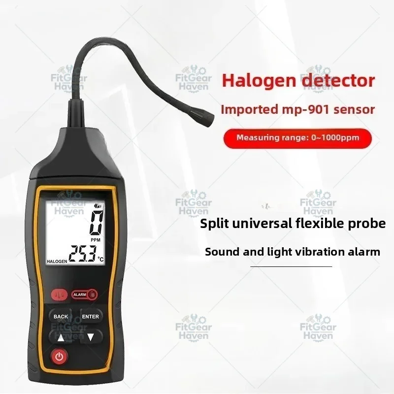 Gas Detector Durable SW743A Electronic Air Conditioning Refrigerant Refrigerant Freon Maintenance Leak Detector Halogen