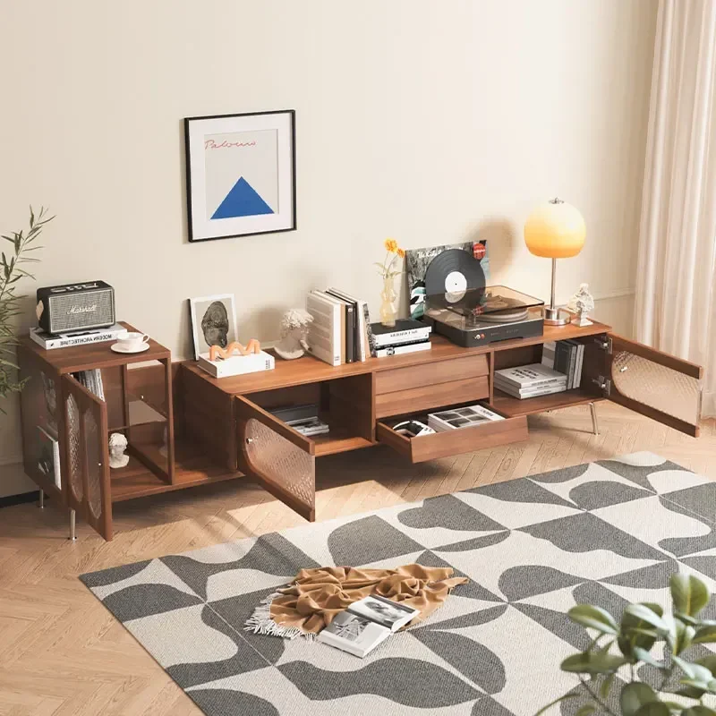 Meuble de salon moderne en bois extensible de Style nordique, meuble tv