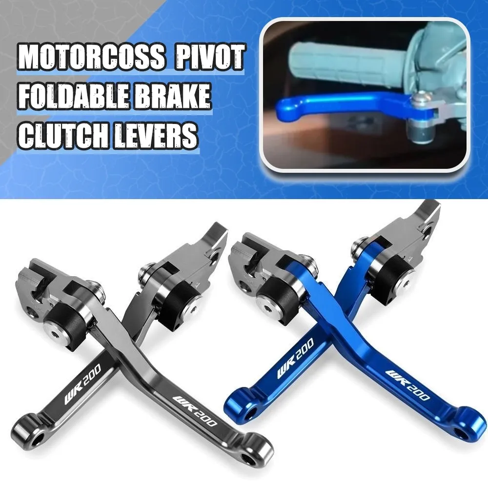 

For YAMAHA WR200 1992 1993 1994 1995 CNC Aluminum Motorcoss Pit Dirt Bike Pivot Foldable Brake Clutch Levers Brake Levers WR200