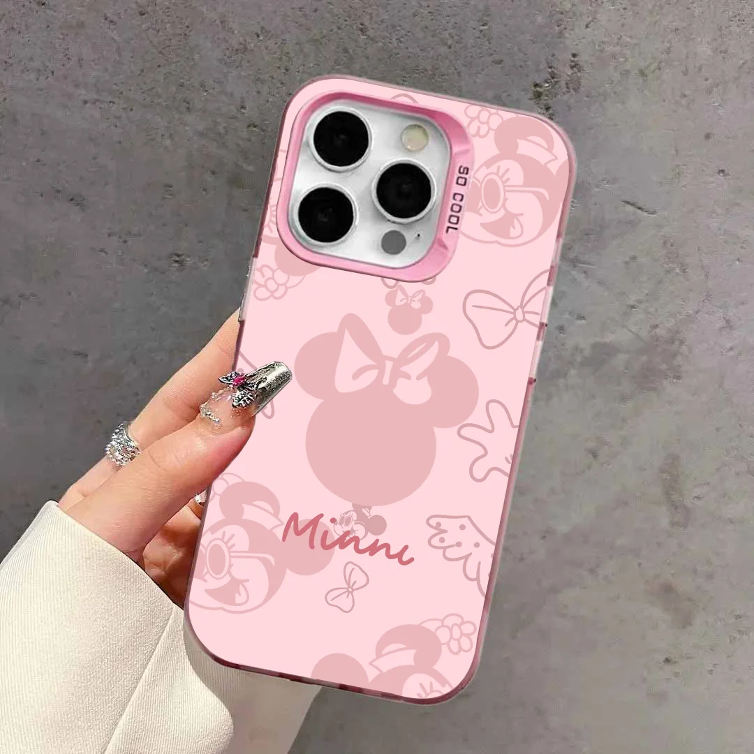 Mickeys Minnies Mouses Back Shadow Phone Case For iPhone 17 14 15 16 Plus  16 15 14 13 12 11 Pro Max XR XS X SE2 Y2K Back Cover - náhled 6