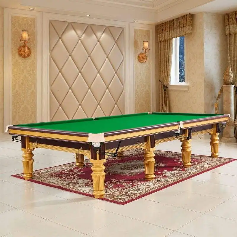 2026 Premium 12ft Tournament Grade Snooker Table with Steel Frame Slate Bed Drop Pockets Eco-Friendly for Home & Club Use Made C