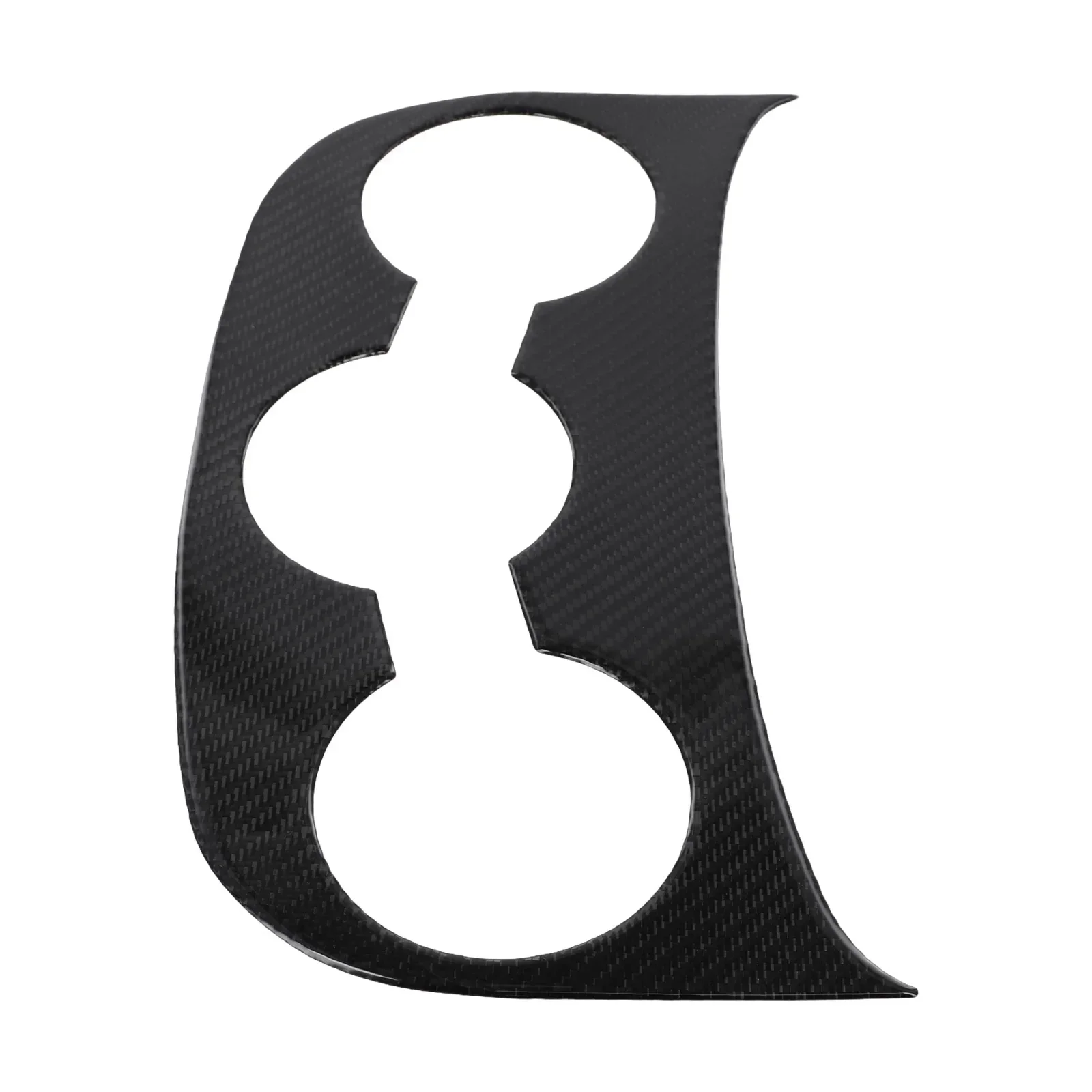 

1pcs Center Armrest Cupholder Cover Trim For RAM 1500 2013-2018 With Front Bench For Seat Carbon Fiber Armrest Cupholder Cover