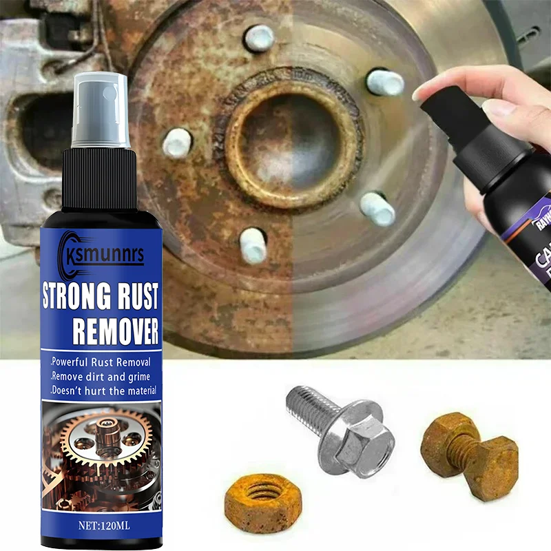 

Motorcycle Purpose Rust Remover Spray Metal Surface Chrome Paint Car Maintenance Iron Powder Cleaning Super Rust Remover Cleaner