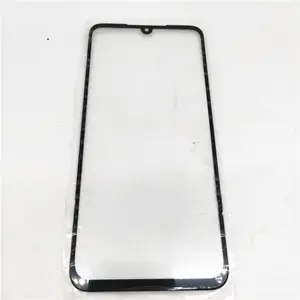 Bilashmart BackShell Outer Screen Front Touch Panel LCD Display Screen Out Glass Cover LG G8X / V50S ThinQ Lens Replace Part+OCA
