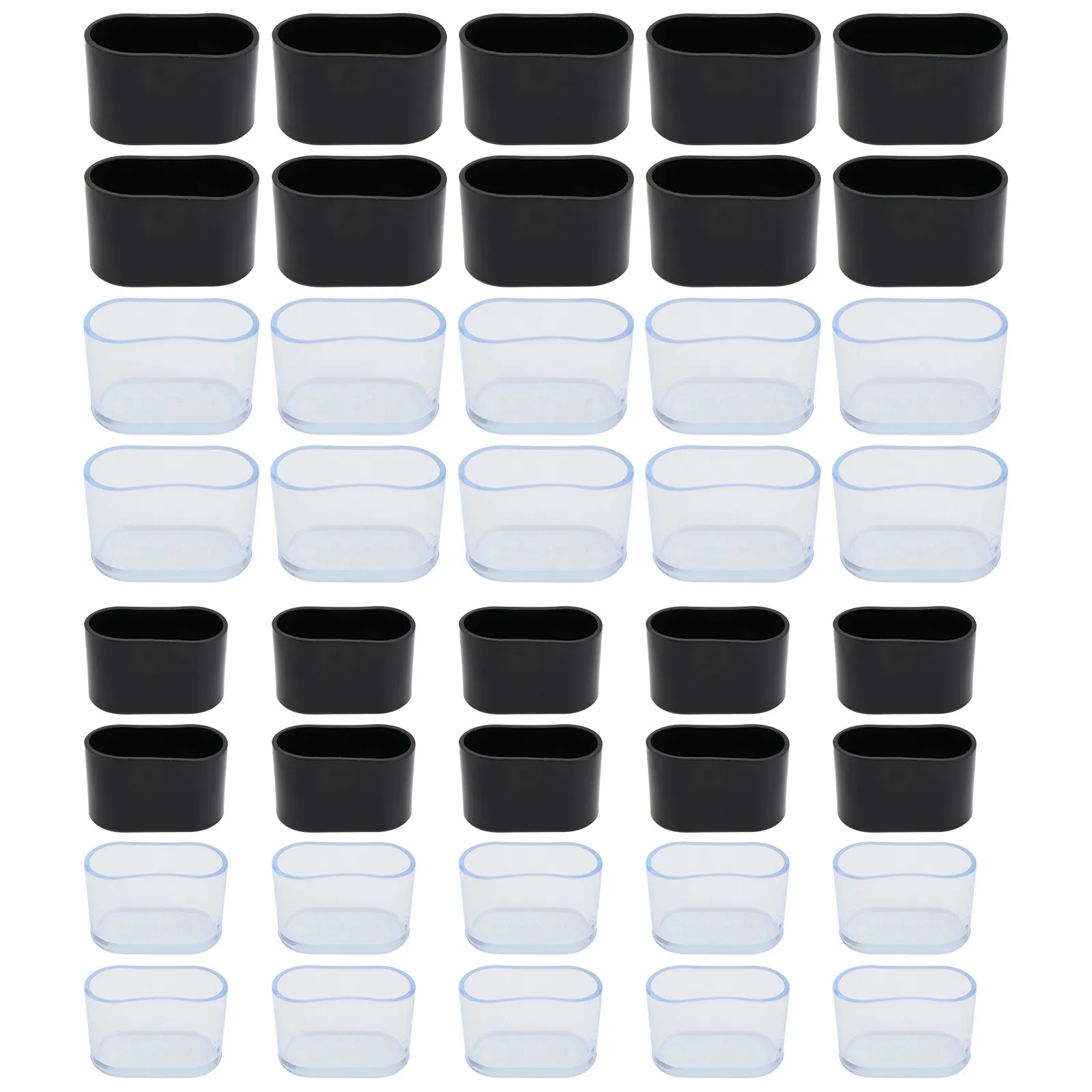 40Pcs Furniture Feet Protectors Anti-Slip for Chairs Tables Desks Scratch Proof Silent Glide No Paste Required