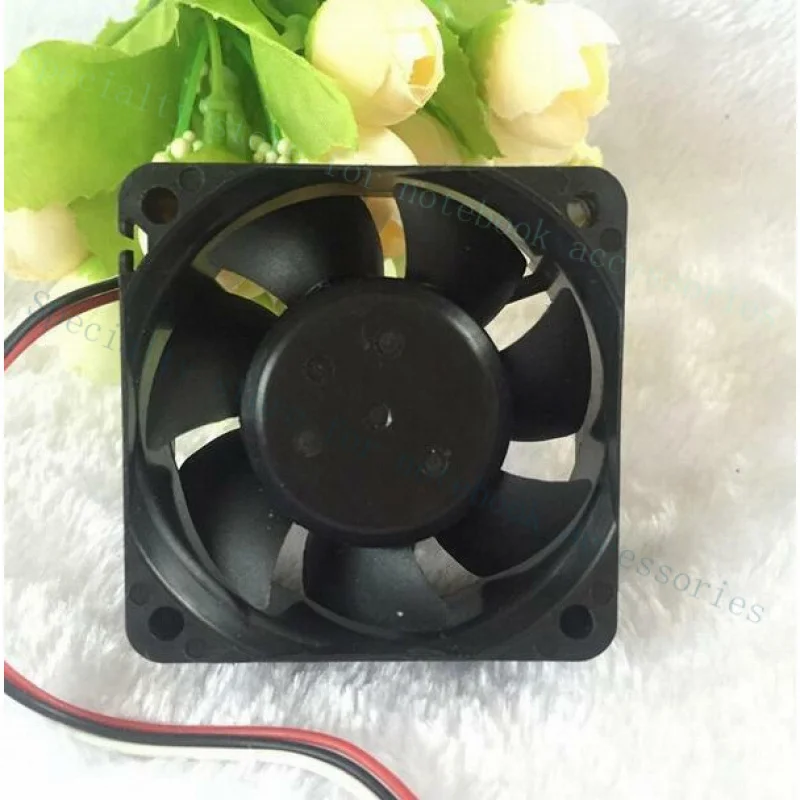 A+ Nidec 6CM 6025 D06K-24TU DC 24V 0.1A 2-line For Printer / Inverter Cooling Fan