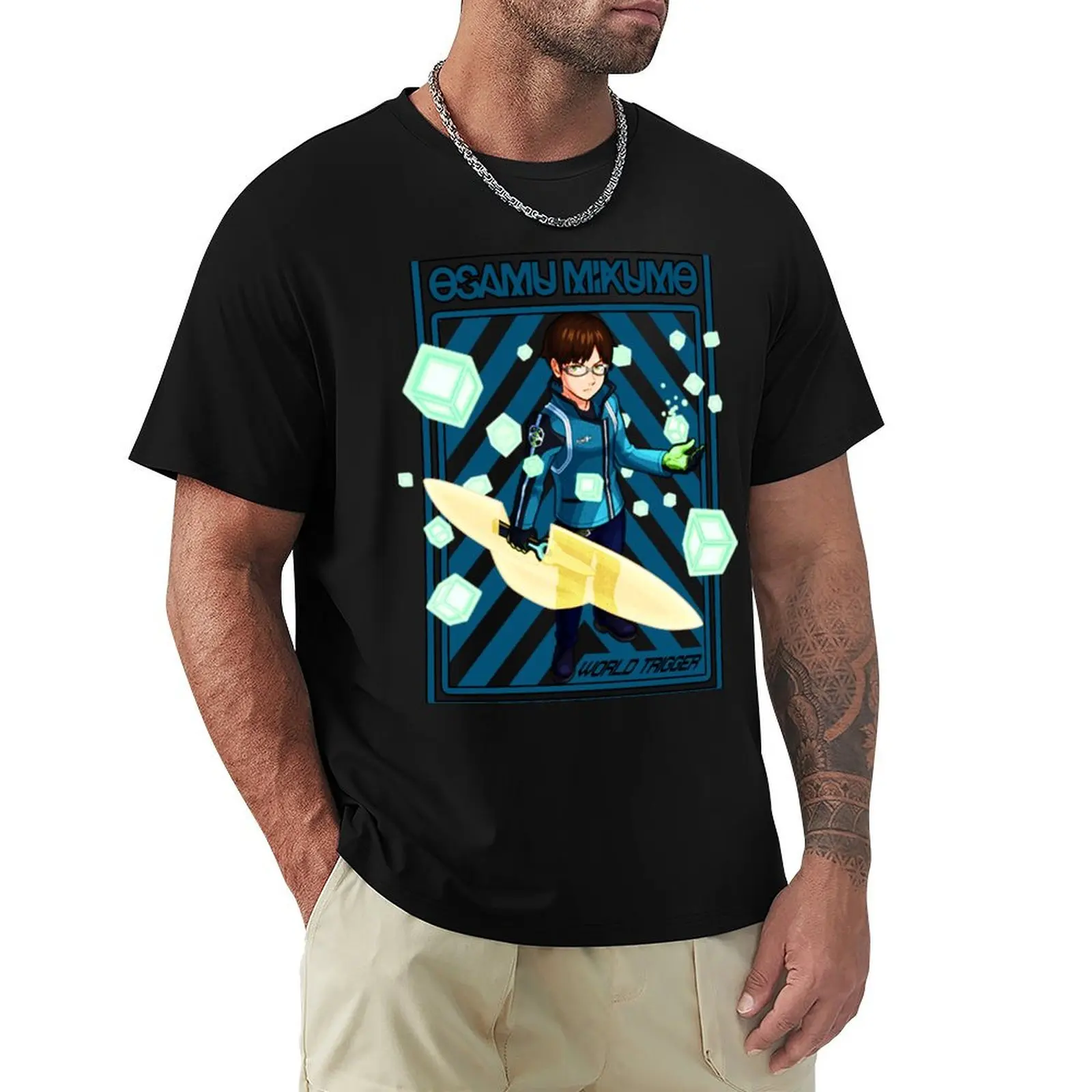 WORLD TRIGGER - OSAMU MIKUMO T-Shirt Festive Simple T-Shirt