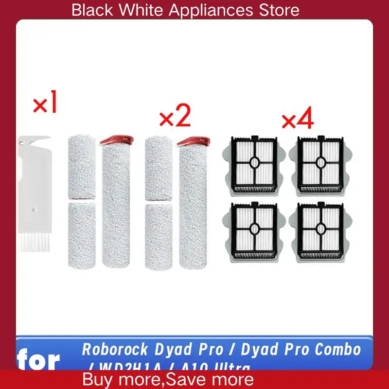 

For Roborock Dyad Pro / Dyad Pro Combo / WD2H1A / A10 Ultra Vacuum Cleaner Accessories Main Brush And Filters Accessorie-CLIM