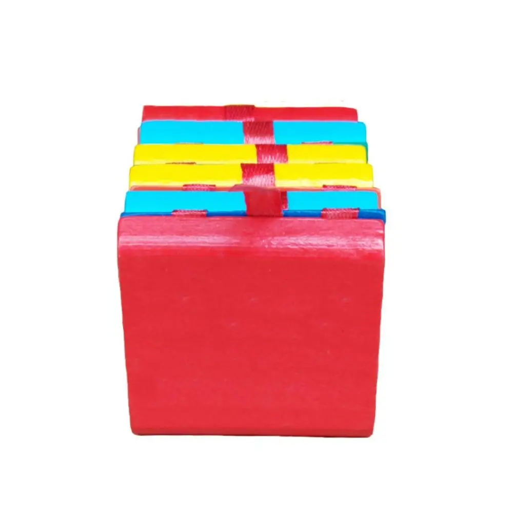 Flipo Flip Colorful Flap Wooden Ladder Change Visual Illusion Novelty Decompression Children\'s Fidget Toy Gift