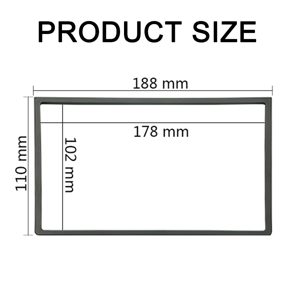 Double Din Fascia for Buick Excelle Chevrolet Lacetti Nubira Optra Aveo Car DVD/CD Radio Stereo Panel Frame Adapter Fitting Kit