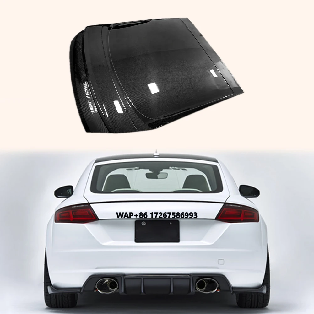 For TT MK3 TTS TTRS 8S 15-23 Double Carbon Track Rear Tailgate Block Window