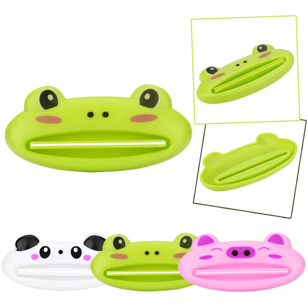 1pcs Cute Animal Multifunction Squeezer Toothpaste Squeezer Home Commodity Bathroom Tube Cartoon Plastic Toothpaste Squeezers