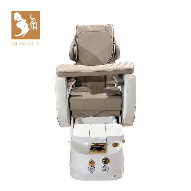 

Bomacy Luxury Modern Beauty Nail Salon Foot Manicure Full Body European Touch Massage Spa Pedicure Chair Salon Furniture