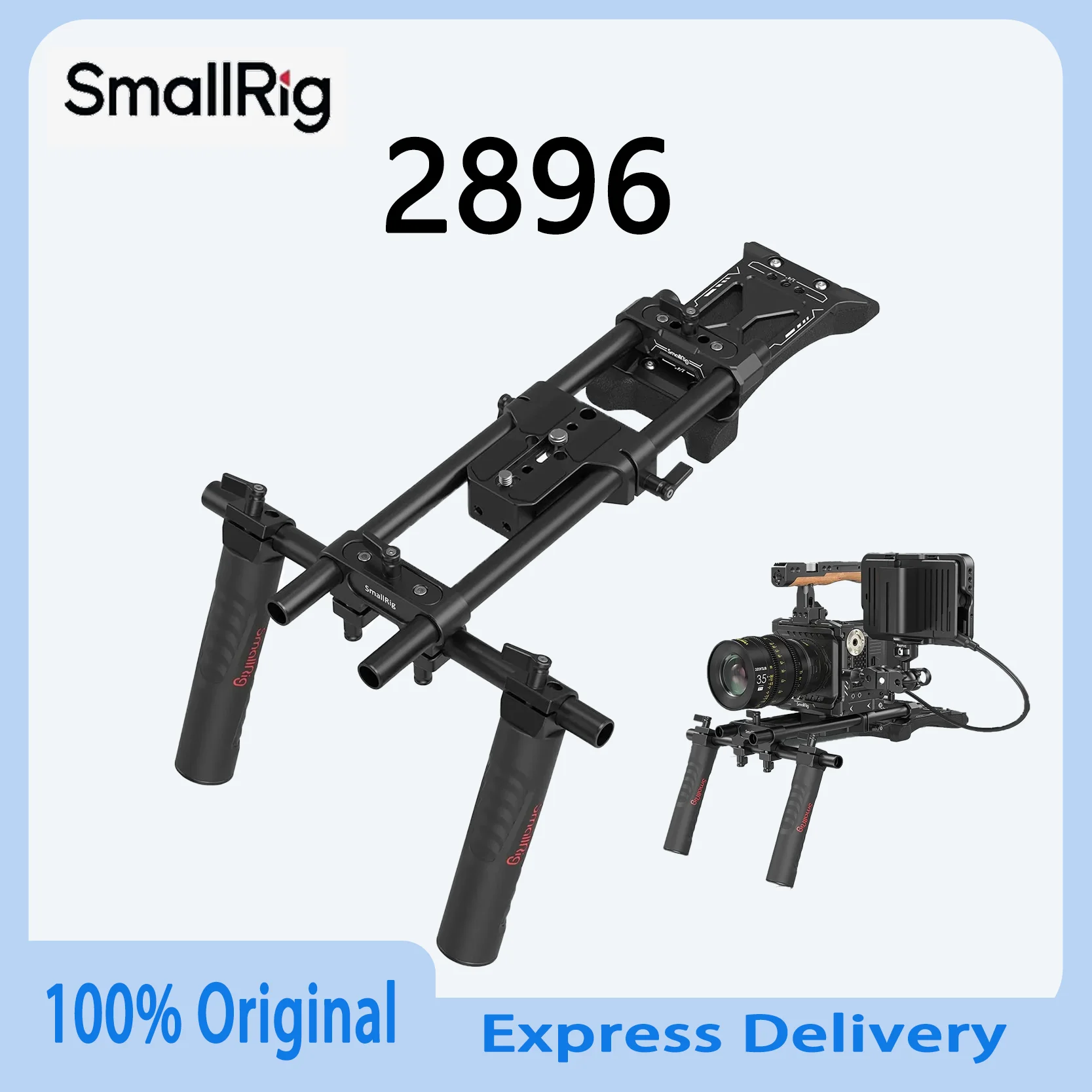 

Original SmallRig 2896 Universal Basic Shoulder Kit For Shoulder Shooting With Multiple 1 4 20 Threaded Holes