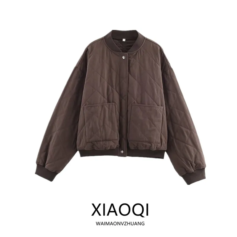 

Осенне-зимнее женское модное хлопковое пальто-пилот Jaet, универсальная верхняя одежда с вышивкой, длинное женское пальто на пуговицах све