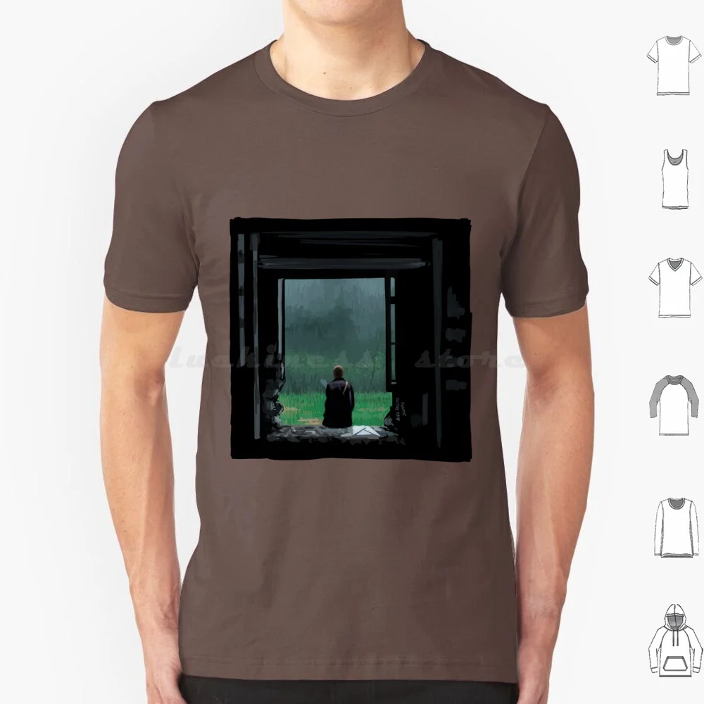 Ilustración de Stalker de Burro Tees-Andrei Tarkovsky camiseta tamaño grande 100% algodón Tarkovsky Andrei Tarkovsky Solaris Sacrifice