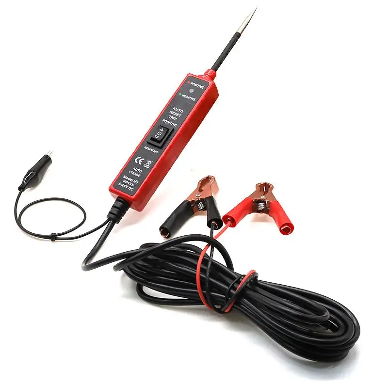 EM285 Pro Automotive Circuit Short/Open/Leakage Detector Electrical System Tester Diagnostic Tool with LED Light Probe Kit