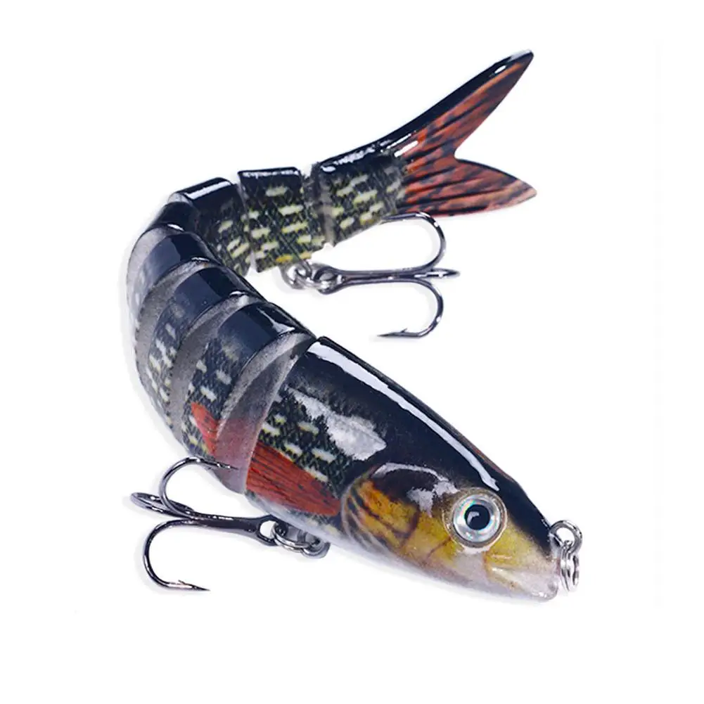 Multi Jointed Fishing Bait With Hook For Bass Trout Pike Artificial Hard Bait Reshwater Saltwater Fishing Tackle Accessorie