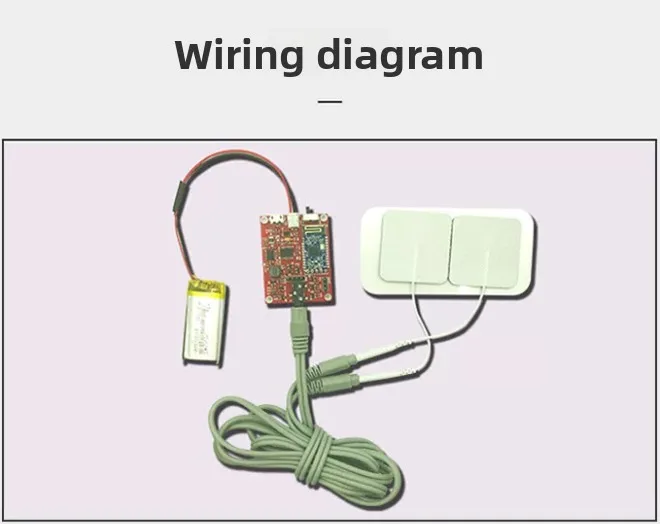 TENS Transcutaneous Electrical Nerve Stimulation Module NMES Multi-Frequency Pulse Adjustment Education Programming