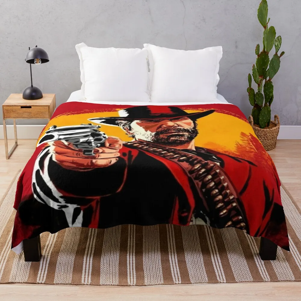 

cool art works of rdr 1 and 2 online game Throw Blanket Nap blankets and throws Blankets