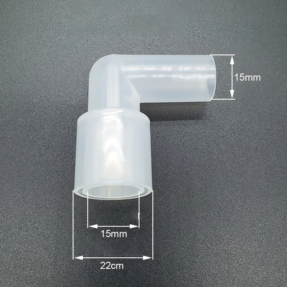 Anesthesia Tube L shaped Connector Elbow Circuit Inside Outside Tracheal Intubation Connector 90 Degree Veterinary Equipment