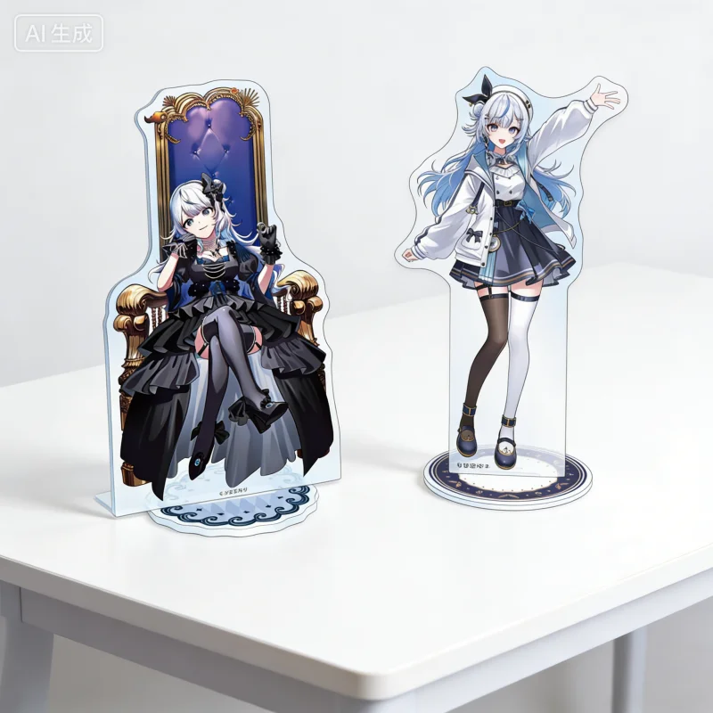 VTuber Shiozora Namiri Human-shaped Acrylic Figure Stand Model Plate Keychains Bedroom decoration Holiday Gifts