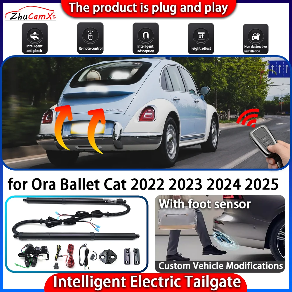 

Smart Powered Tailgate System for Ora Ballet Cat 2022 2023 2024 2025 Automatic Intelligent Electric Trunk Lift Control Kit