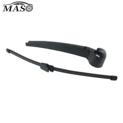 Windscreen Wiper Car Rear Windshield Wiper Arm Blade Kit for Volkswagen Golf 2005-2009 MPN: 6Q6955707C, 6Q6955707B