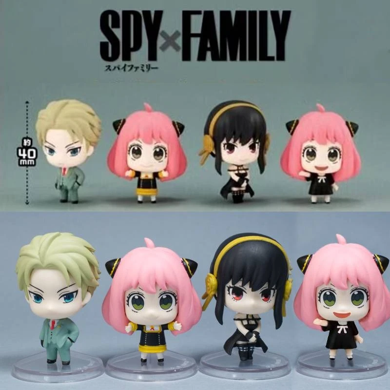 Vendite calde 4 pezzi spyscine family Anya Forger Twilight Yor Forger Anime Action Figure Model Collection Cartoon Figurine Toys