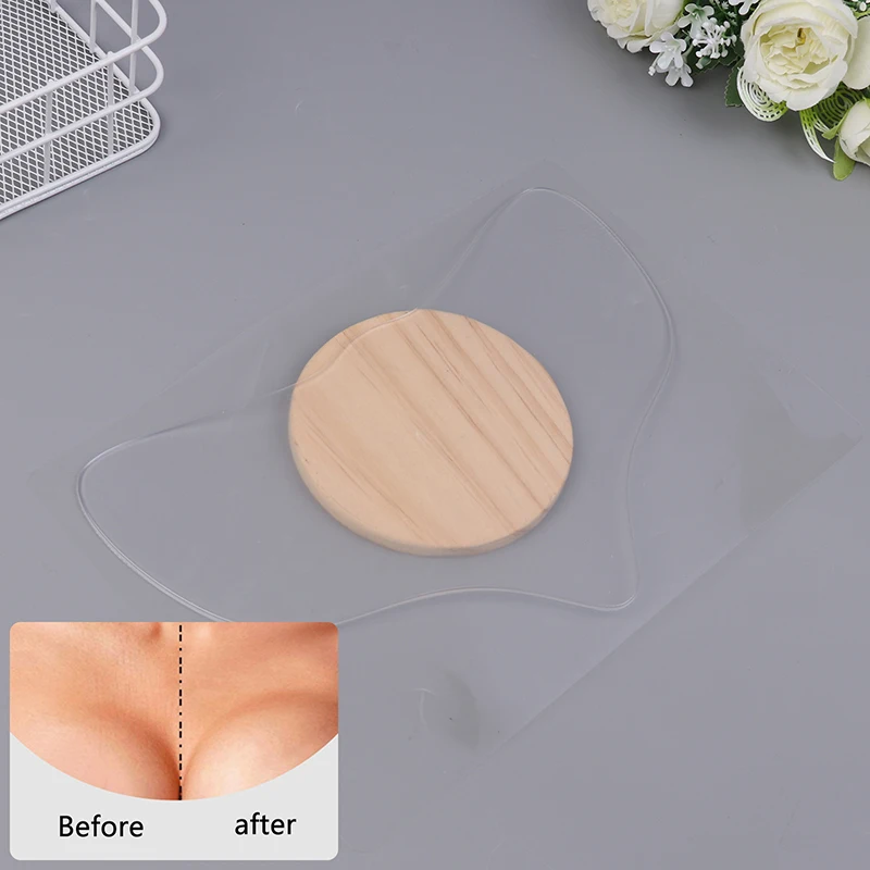 Silicone Anti Wrinkle Patches For Chest Lift Tapes Pads Necklift Checklift Reusable Chest Skin Wrinkle Remover Pad Sticker