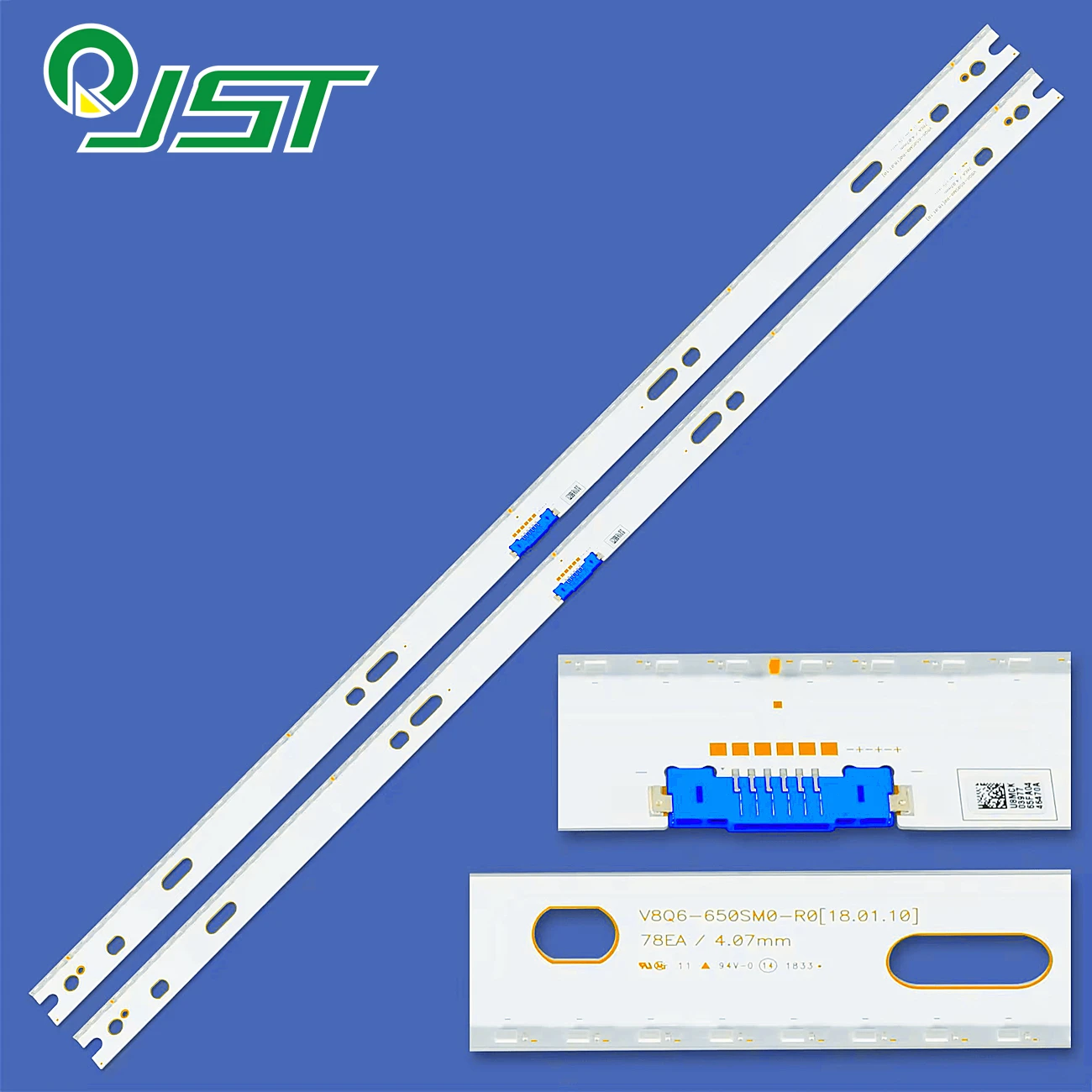 2pcs/Kit LED QN65Q6FNAP QE65Q6FNAT QE65Q6FNA QN65Q6FNAPXPA QE65Q6FNATXXU QE65Q6FNATXXH CY-QN065FLLV5H BN96-46470A V8Q6-650SM0-R0