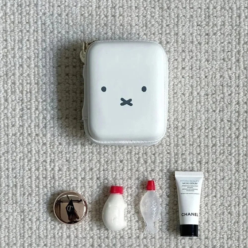 Süße Miffy Kawaii kleine Aufbewahrungstasche Cartoon Kaninchen Lippenstift Kosmetik Toilettenartikel Reise multifunktionale tragbare Aufbewahrungsbox Geschenk – Detail 4