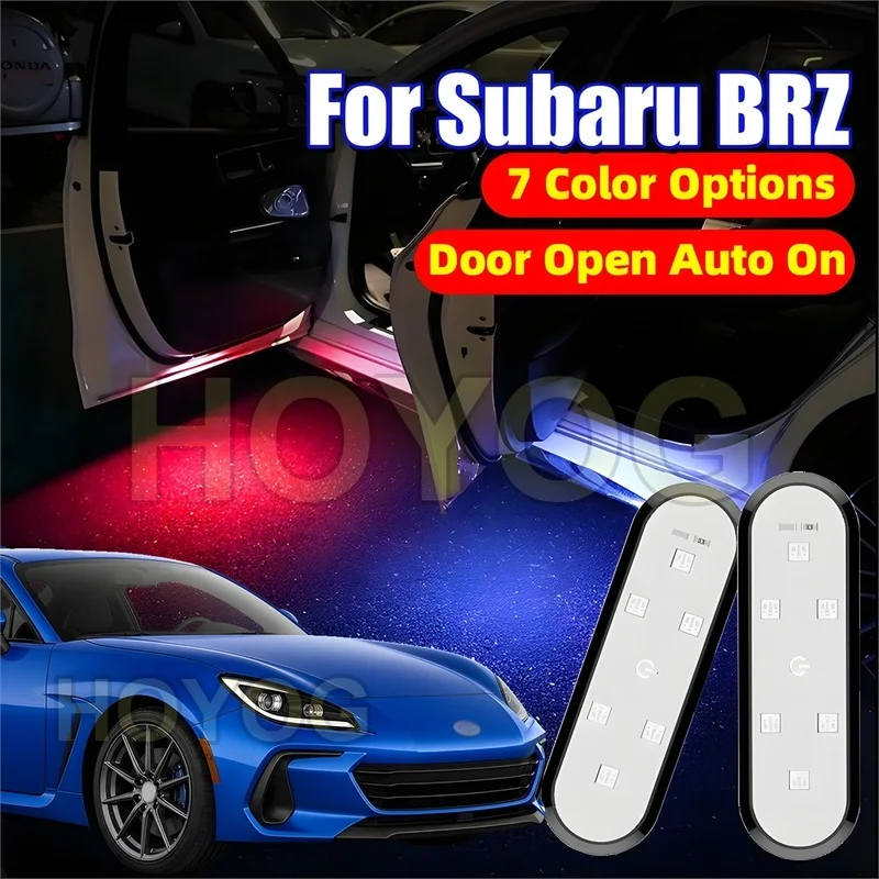 Fit for Subaru BRZ 2021-2026 USB Rechargeable LED Car Door Light with a Magnetic Sensor
