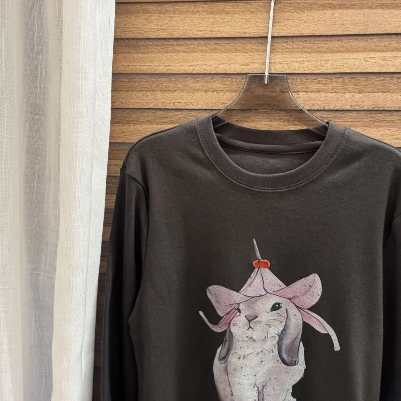 

Girls' Clothing2025Autumn New Korean Style Long Sleeve Tops for GirlsTT-shirt two-piece casual wide-leg pants set