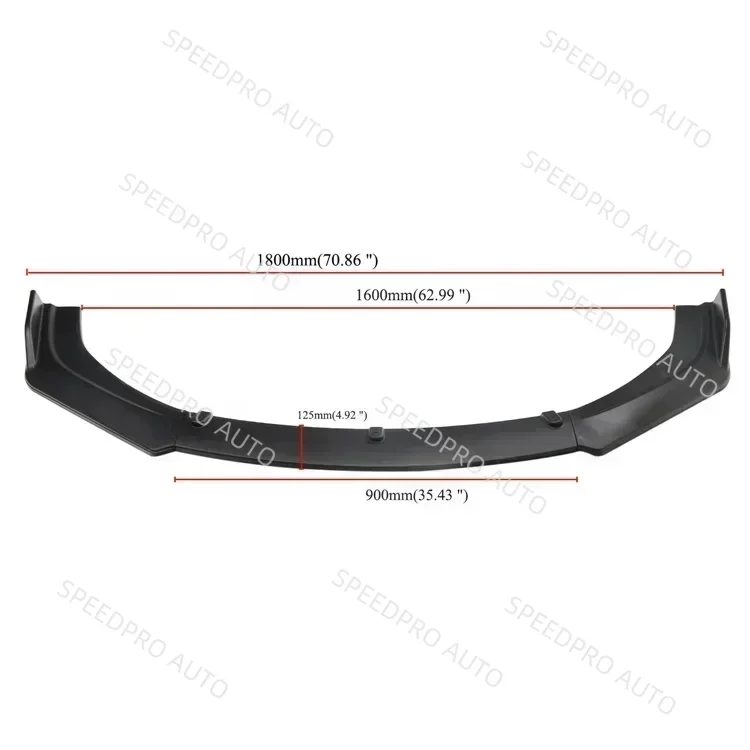 Front Bumper Lip Splitter Spoiler Body Kit For T0yota Celica 2000-2005 High Strength Sporty Bumper Lip Chin Splitter Diffuser - view 2
