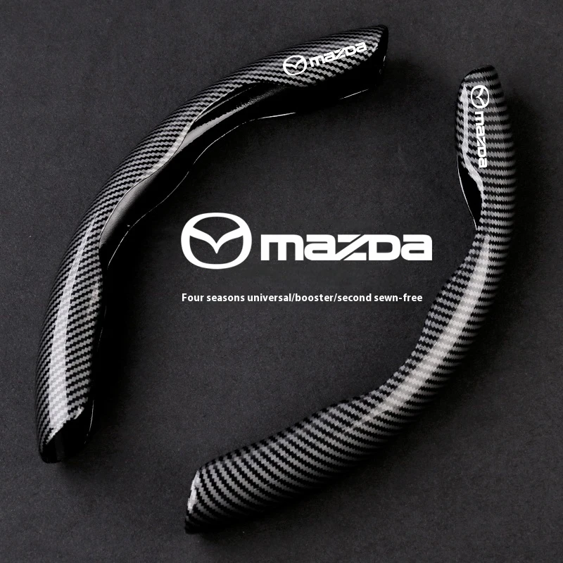 Para Mazda 3 5 6 SKYACTIV Axela Atenza CX30 CX60 CX70 CX80 CX3 CX5 CX8 CX9 MX30 MX5 RX8 RX7 BT50 BL BM Capa de volante de carro