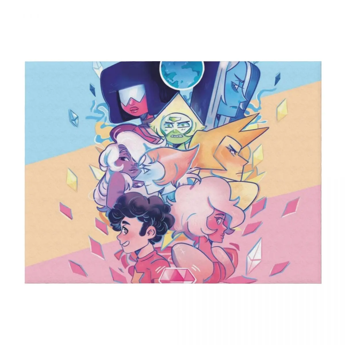 

steven universe Throw Blanket Retros for sofa Flannels Extra Large Throw Blankets